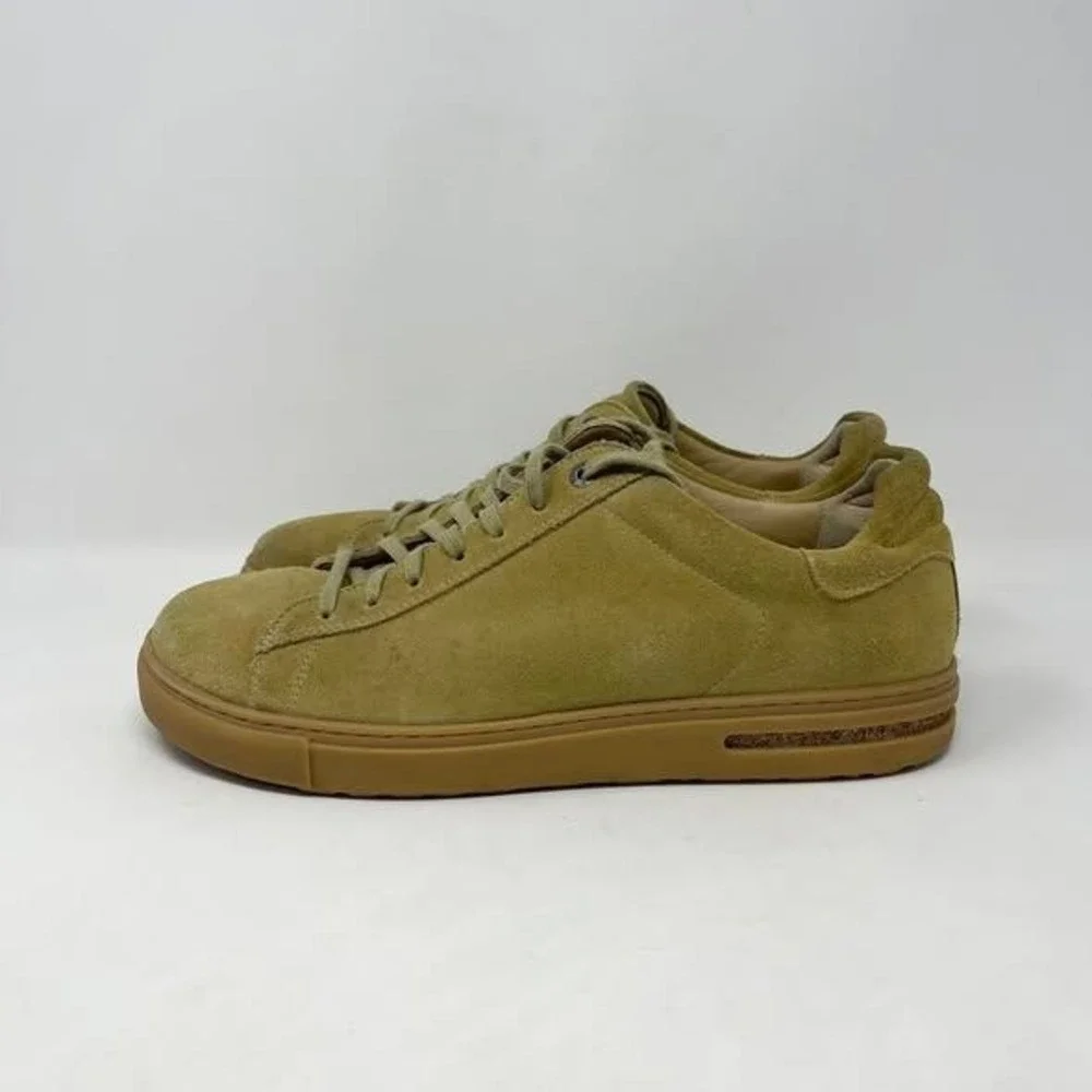 Birkenstock Bend Low Casual‎ Sneakers Mens 43L 10.5 Faded Khaki Suede Footbed